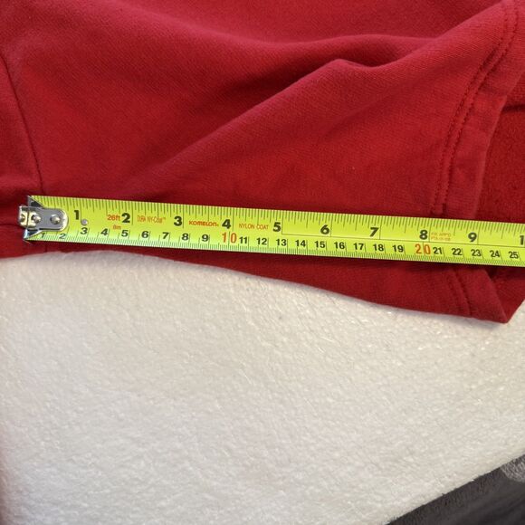 RAW Own The Now Raise Trouble Red Knit Sweatshorts Size 2XL - Picture 5 of 8